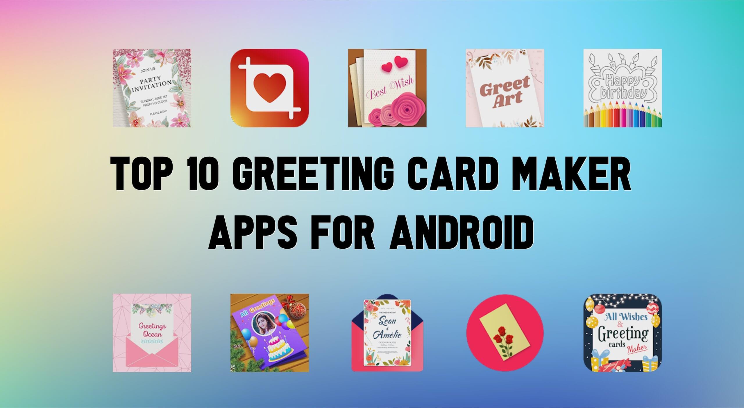 Best Greeting Card Maker Apps For Android